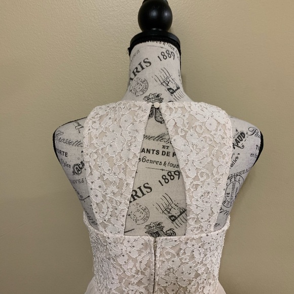 Speechless Blush Glitter Tulle Dress Size 9 - Picture 14 of 16